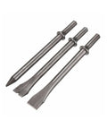 Pro Grade Air Hammer Long Bit Set For Chipping And Punching Pneumatic Tool showing three durable metal bits for hammers