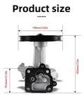 AULINK vacuum pump, front view with black pulley; aluminum housing for GM SUVs and pickups