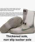 Waterproof Rain Boot Covers For Men And Women, thickened non-slip sole, transparent material