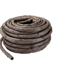 Smooth Sailing Flexible Rattan Cable Conduit 50m Long With Wide 32mm Core, coiled for easy wire management.