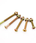 All In One Crib Hardware Replacement Kit With 25 M6x40mm 50mm 60mm 70mm 80mm Socket Cap Screws And Barrel Nuts Galvanized Steel