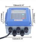 Ultrasonic Water Flow Meter Portable Bidirectional Liquid Flow Meter With IP67 Main Unit And IP68 Sensor TS-2 Transducer