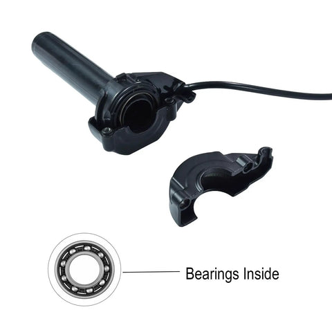 Upgraded Dope Electric Throttle Grip With Smooth Fast Response For Light Bee X S And X160 X260 Ebikes Plus Tuttio Soleil 01 Eride Pro Macfox Cable Kit Included showing bearings and nylon handle