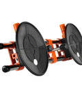 VEVOR Seam Setter 2-pack side view with orange frame and dual vacuum cups for granite, stone, marble, tile