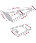 One Tenth Scale RC Tow Rig Crane Kit For Crawler Rigs Beefed Up Heavy Duty Winch Stent Wrecker With Trailer Hook dimensions diagram