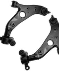 2Pc Front Lower Control Arm Set For Mazda 6 2014 Through 2021 And CX 5 2013 Through 2016 With Ball Joint Assembly Replacement Suspension Parts Built Tough For Daily Driving And Rugged Road Conditions., black front lower control arms with ball joints