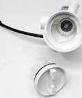 Universal Washing Machine Drain Pump With Complete Drain Assembly Including Clean Out Filter Rubber Grommets And Connecting Hose For Easy DIY Installation And Reliable Water Discharge, white plastic