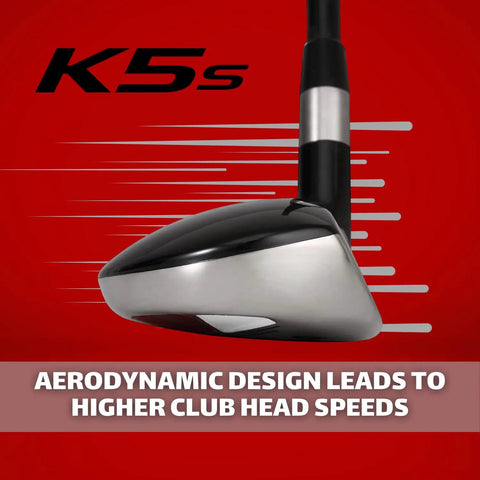 All Hybrid Sand Wedge SW Utility Club 55 Degree Loft Right Hand Senior Flex Graphite Shaft 36 Inch Black Pro Velvet Grip Game Ready Head Cover Included with aerodynamic design for higher speed.