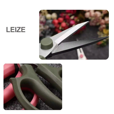 Pro Grade Floral Shears For Flowers And Garden Pruning, Heavy Duty High Carbon Steel Pruner With Sharp Blades and Ergonomic Handle