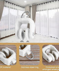 Fifty Piece Heavy Duty Ceiling Curtain Track Rollers With Flexible Bendable Clips and Rock Solid Construction for No Fuss Sliding in Modern Home Spaces, PP material, smooth white rollers.