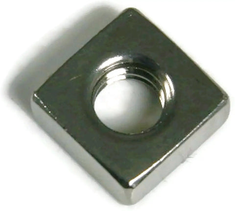 Badass 18 8 Stainless Steel Square Nuts Number 10 32 Thread Pack Of One Hundred Heavy Duty Channel Fasteners With Knockout Grip That Stay Put Through Any Rough Job Site Grind
