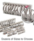 Eight Loop Wire Rope Isolator Built From 304 Stainless Steel, large and small sizes displayed for industrial shock absorption.