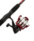 Navigator Spincast Fishing Combo 6 Ft Two Piece Rod Ambidextrous With Blue And Red Color Mix Pre Spooled 6 Lb Monofilament