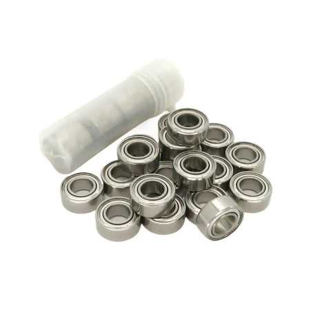 10 Piece Set Hybrid Ceramic Bearing 5x10x4 Mm Shielded Orange For RC Cars And Fishing Reels Ultra Low Friction SMR105ZZ