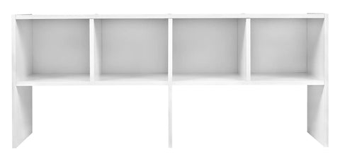 All-Purpose Closet Organizer In White For Stackable Closet Systems And Fabric Bins, Great For Shoes Hats Sweaters And Small Gear