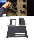 Person installing Badass Pcie 16X Expansion Dock External Gpu Enclosure For Thunderbolt 3 4 devices with mounting plates.