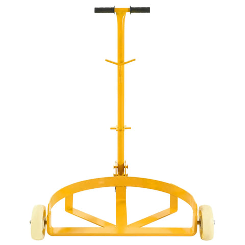 Hella Tough 55 Gallon Drum Dolly With 1200 Lb Capacity Heavy Duty Steel Barrel Mover And Low Profile Oil Drum Cart Swiveling Pu Wheels For No Sweat Industrial Workflow