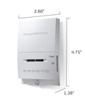 Manual Thermostat For Garage And Outdoor Buildings, Non Programmable White, No Frills Design With 35 To 85 Fahrenheit Temperature Range
