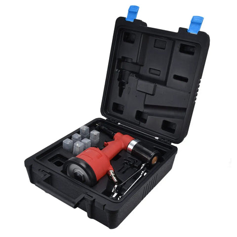 Pneumatic Rivet Nut Setting Kit Heavy Duty Air Powered Riveter For M3 To M12 Nuts Zinc Alloy Pop Riveting Gun in case