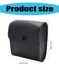 Leather Handlebar Front Bag For Bikes Dope Front Pouch Lightweight Ride Ready Storage That Clips On In Seconds Fits Most Bicycles Sturdy PU Construction