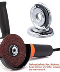 Job Ready Drop In Quick Change Angle Grinder Flange Lock Nuts for 5/8-11 inch angle grinder parts, featuring a quick-release mechanism.