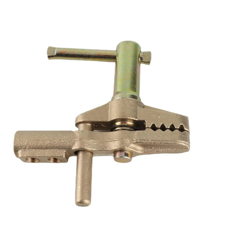Heavy Duty 600A Brass Welding Ground Clamp With Screw Connection For All Copper Cables Anti Oxidation Heavy Metal Jobs Like Ship Yards