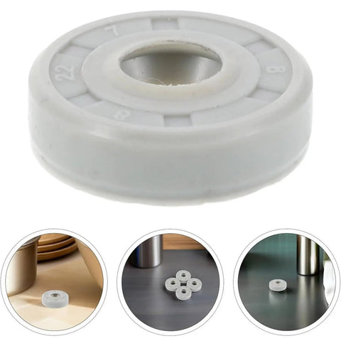 4 Pack Rubber Oil Seal Gasket Replacement For Bread Machine Mixing Component Leakproof And Flour Leakage Prevention Smooth Operation Easy Installation Durable Bearing Seal For Home Bakers Pro Grade, white rubber seal close-up
