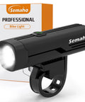 400 Lumen Rechargeable Bike Headlight For Night Riding with IP66 Waterproof Front Light on handlebar mount