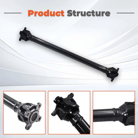 Straight Swap Front Driveshaft Propeller Shaft For BMW X3 2004-2010 All Wheel Drive 325Xi 330Xi, showing sturdy construction and coupling.
