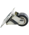 Eight Sweet Hella Compact Swivel Roller Casters With Legit Strong Self Sticking Pad And Screw Bolts for easy mobility, featuring sturdy steel bracket and rubber wheel.