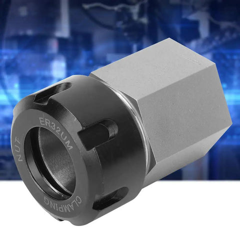 ER32 Collet Block for Lathe and CNC Engraving Machines, Chuck Collet Holder with Hex Block, Built To Last Hardened Tool Steel
