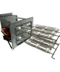 Premium Electric Heat Kit Kickin Up The Comfort With Solid Supplemental Warmth Up To 68000 Btu Compatible With VersaPro And Hyper Heat Air Handlers Straightforward 240V Setup, detailed view of the electric heating module.
