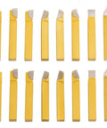 20 Piece Three Eighths Inch Carbide Cutter Tool Bit Set For Metal Lathe Tooling Pro Grade Precision And Durable Cutting Bits For Metalworking