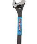 Heavy Duty 18 Inch Adjustable Wrench With Wide Jaw Capacity For Big Nuts And Bolts featuring long jaws and scales.