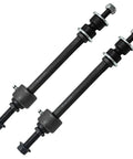 Front End Suspension Kit For 2013 2018 Ram 1500 And 2019 2020 Ram 1500 Classic 5 Lug Wheels, Fits 4WD And RWD With Air Suspension, Includes 2 Upper Control Arms With Ball Joints And 4 Tie Rod End Links, black steel links