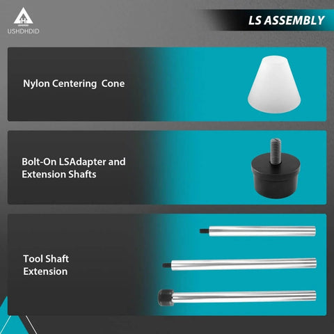 Components of Cam Bearing Install Tool And Engine Cam Bearing Remove Kit For Chevy LS Engines Complete Installation And Removal