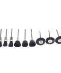 9 Piece Nylon Cup Wheel Set With 3mm Shanks For Tight Corners And Jewelry Metal Polishing Descaling Buffing In Narrow Areas