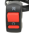 Mini Bike Kill Switch Seven Eighths Inch On Off Dirt Bike Kill Switch For Predator 212cc 196cc 97cc, red and black close-up