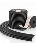 Keep The Kiddos Locked And Loaded With These Tough As Nails Baby Proof Corner Guards And Six Point Five Foot Self Adhesive Edge Protectors Made From Squishy High Density Nr Foam To Shield Sharp Couch Edges In Cool Black rolls of foam edge protectors