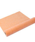 Beefed Up Waterproof Membrane Roll 430 Sq Ft 20 Mil Thick 3.3 By 131 Feet PE Fabric Tile Underlayment Orange 0.5 Mm unrolled view