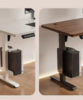 Rock Solid Under Desk Cpu Stand Mount For Pc Tower Holds Vertical Or Horizontal Gaming Rig Adjustable Width installed under two desk styles.