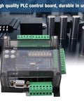 24V Programmable Controller For Industrial Automation With 8 Digital Inputs And 6 Outputs Plug And Play Ready High Speed Counting Ports Online Download And Monitoring Rugged Control Board For Machines