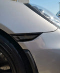GT RS Style Raised 3D Smoked Lens Amber Full LED Front Side Marker Light Kit installed on Porsche 911, highlighting sleek design.