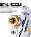 Heavy Duty 30 Liter Stainless Steel Glue Sprayer With 1.8 Mm Nozzle showing metal nozzle with precision technology, durable design.