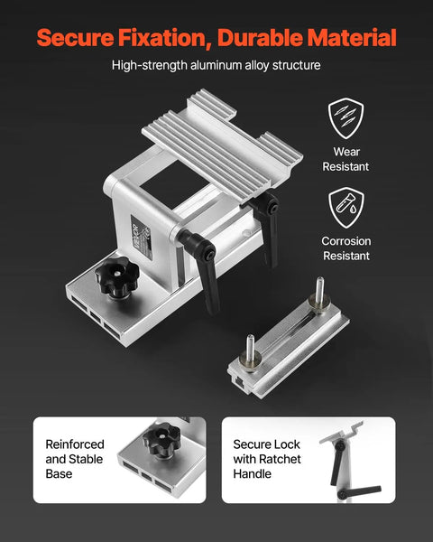 Adjustable Bench Grinder Tool Rest For 6 Inch Or 8 Inch Grinders With Flat Miter Slide Replacement Sharpening Jig and components