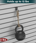30 Pcs J Shaped Slatwall Hooks for Garage Shop and Home Organization, Heavy Duty Stainless Steel Slatwall Hangers with 5mm Wire