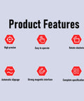 Garosa T Handle Preset Torque Wrench Pro Slip Click Tool For Electrical Repair Workshop features: high precision, easy to operate, rotate clockwise, automatic slippage, strong magnetic interface, complete specifications.