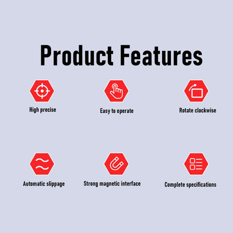 Garosa T Handle Preset Torque Wrench Pro Slip Click Tool For Electrical Repair Workshop features: high precision, easy to operate, rotate clockwise, automatic slippage, strong magnetic interface, complete specifications.
