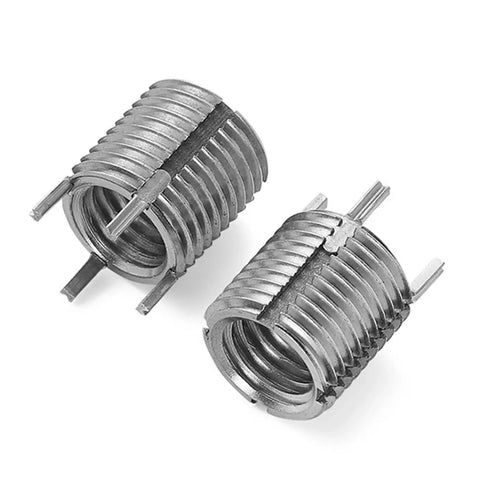 Stainless Steel Threaded Repair Insert Bushing For Damaged Threads In Metal Parts Metric Plug Leg Sleeve Nuts Fits M2 To M16