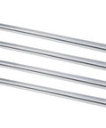 Top Tier 4040 T Slot Aluminum Extrusion Profile Silver Anodized Linear Rail 1000mm in 4pc set for CNC DIY projects.